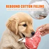 Simulation Squeaky Steak Dog Chew Toy Bite-Resistant Soft Carrot Animal Shaped Puppy Training Chewable Pet Supplies 3