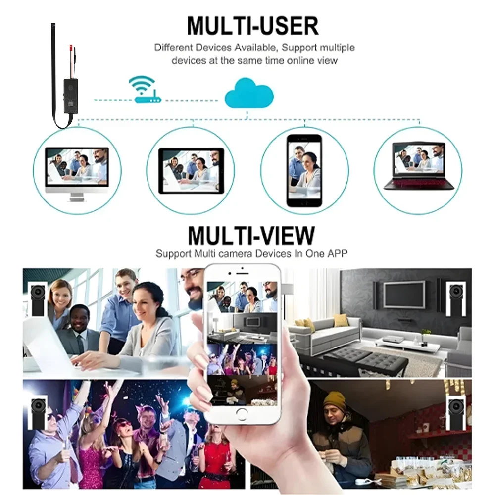 Improved HD4K Mini WiFi Camera, Supports Motion Detection, Remote Viewing, Upgraded Resolution, Home DIY Wireless Camera 3