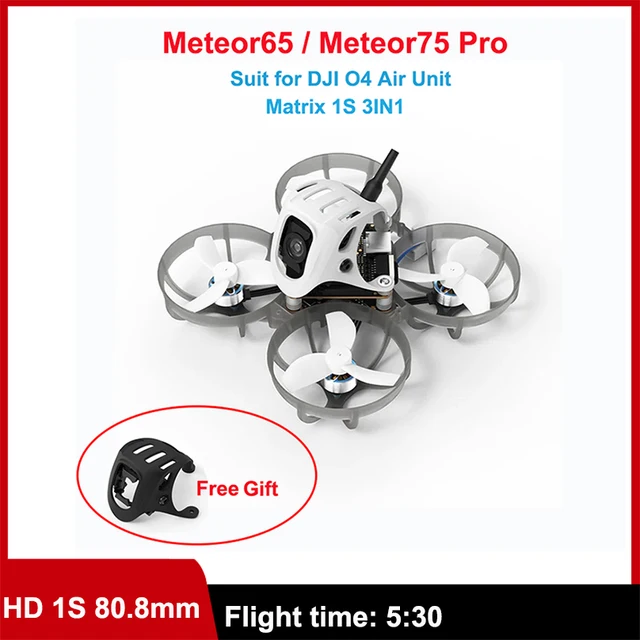 DIY RTF PNP Meteor75 Pro O4 / Meteor65 Pro O4 Brushless BWhoop RC FPV Quadcopter Matrix 1S 3IN1 HD For DJI O4 Air Unit Drones 1
