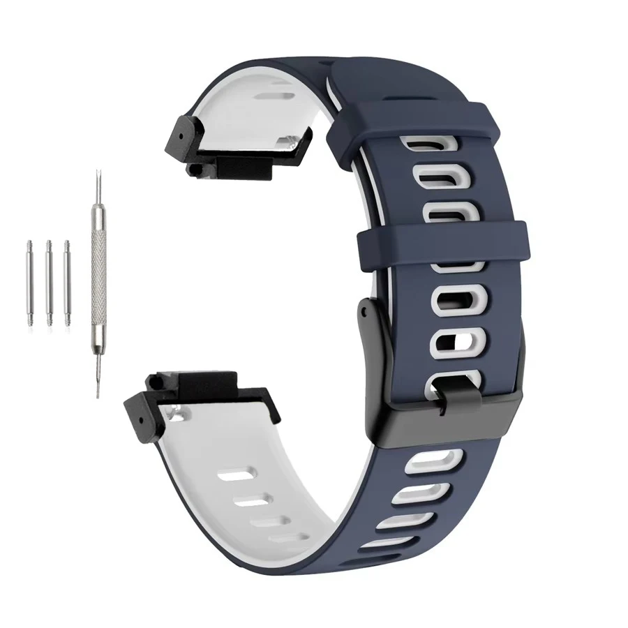16mm Silicone Sports Watch Strap - Premium Replacement Band