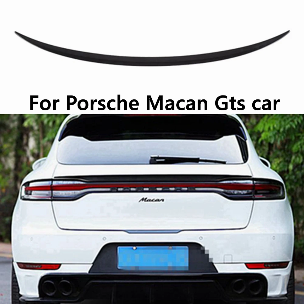 

Автомобильный Спойлер для Porsche Macan Gts, задний фонарь Macan Turbo, декоративные аксессуары, спойлер из углеродного волокна и цвета 2018-2020