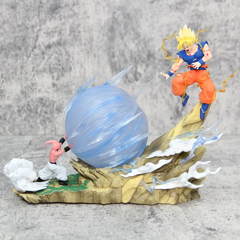 Dragon Ball - Figura de ação Majin Buu Vs Super Saiyan, Dragon