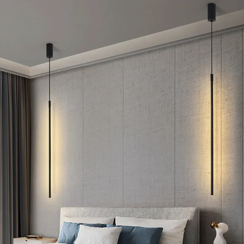 Pendant Lights Modern Led for Bedroom Reading Hanging Lamp Bedside Living Room Bar Coffee