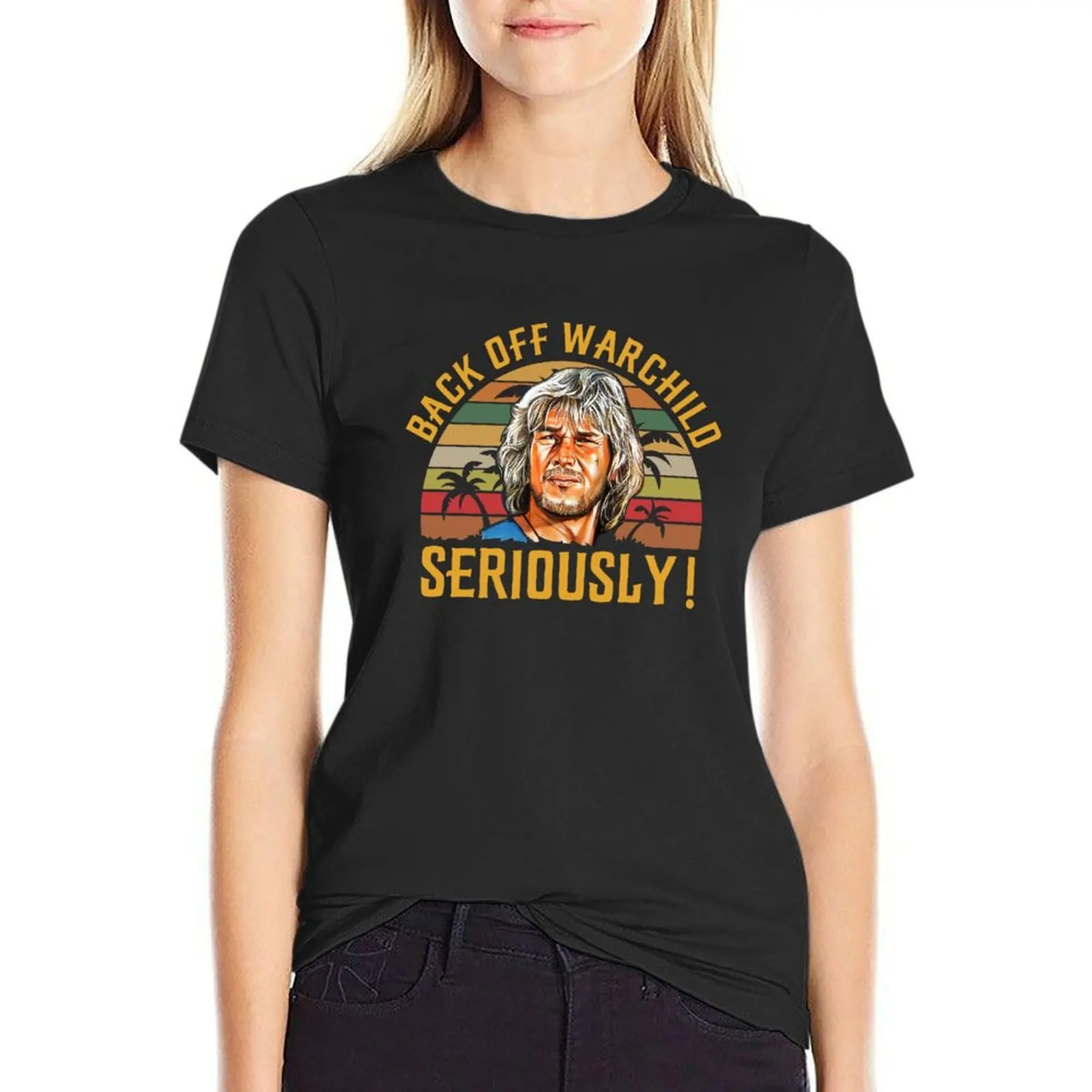 

Back Off Warchild Seriously T-shirt hippie clothes female summer top woman t shirt