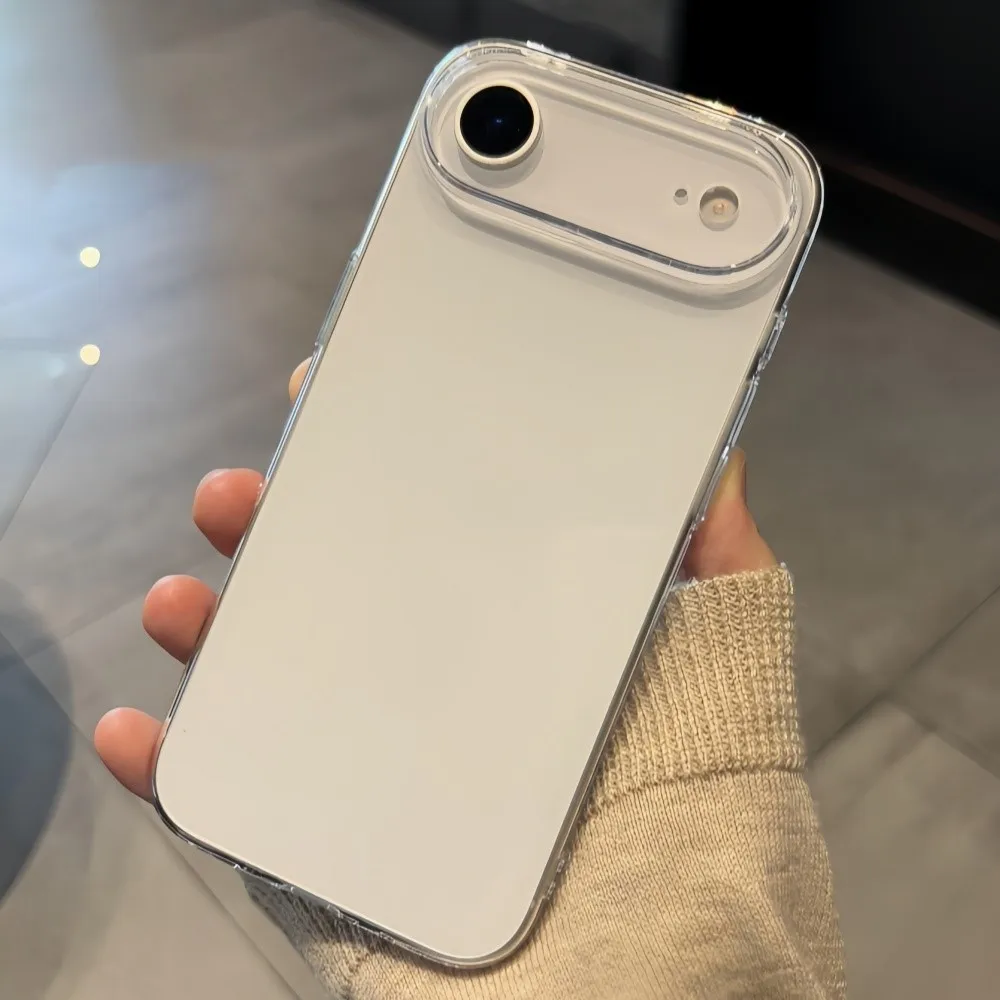 Ultra Thin HD Transparent Crystal Case - Simple Plain Color Hard Armor Cover