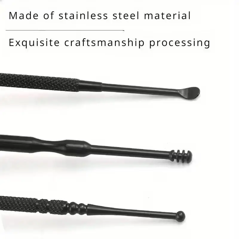 Stainless Steel Earwax Removal Tool Set 7 Piece Ear Care Kit_voghion.com