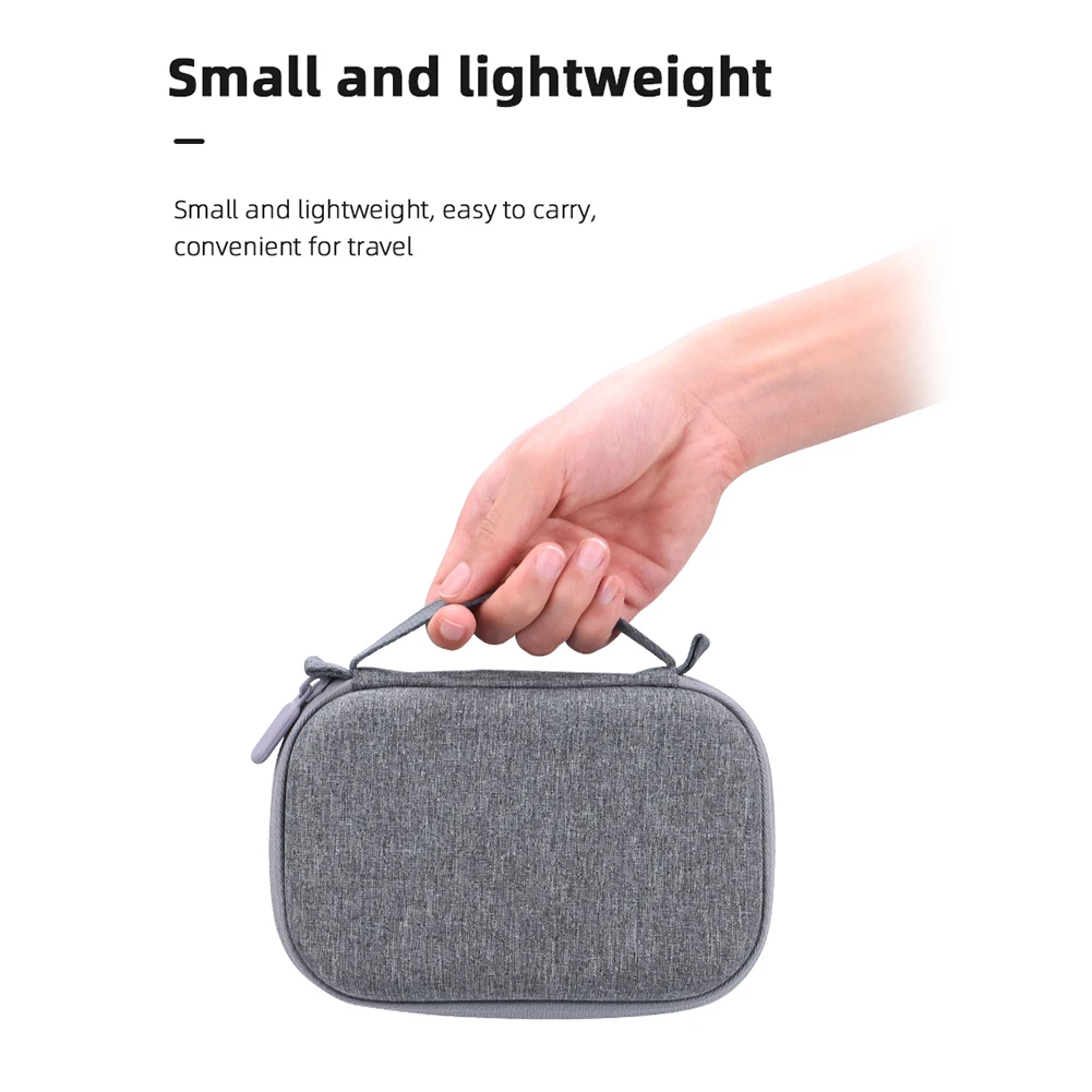 Poignée et fermeture éclair du sac de transport pour DJI Mini 3 Pro, étui portable et protecteur.