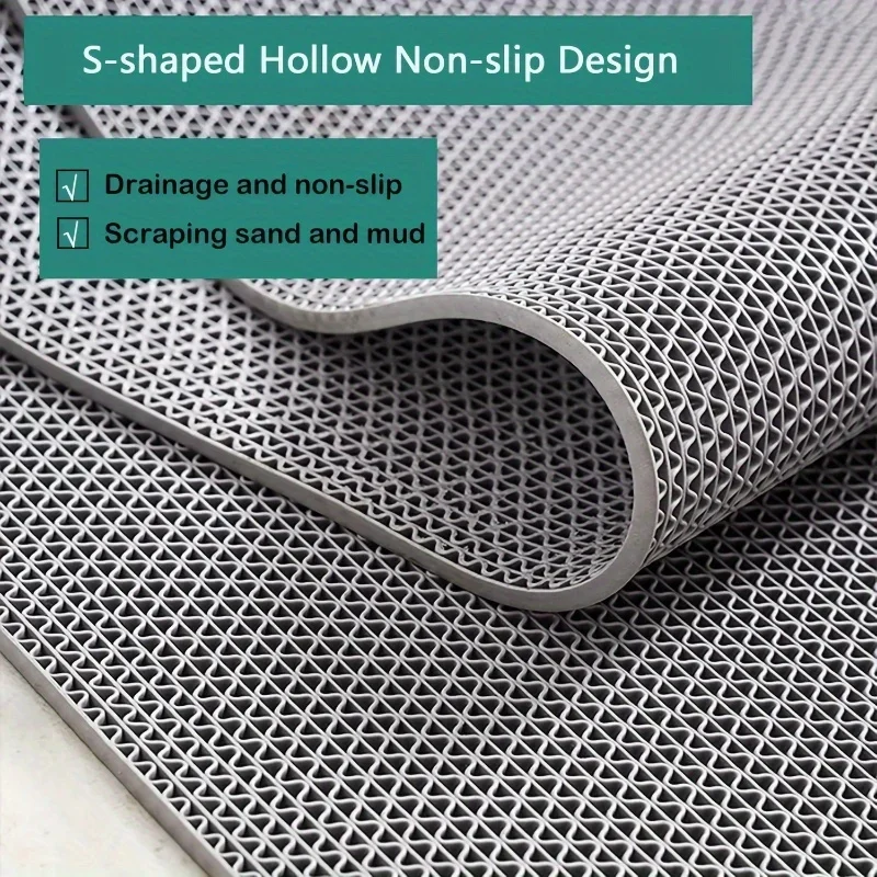 High-Quality Geometric Design Easy-Clean PVC Safety Floor Mat