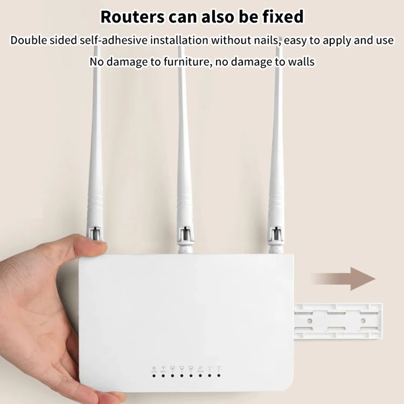 Wall-Mounted Plug Fixer Sticker Punch-free Home Self-Adhesive Socket Fixer Cable Wire Organizer Power Strip Holder 1PC socket holder