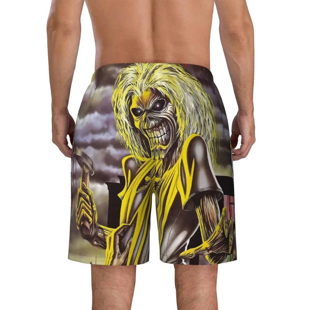 Irons Band Maidens Music Killers Board Shorts Summer Casual Board Short Pants Men's Sports Surf Quick Dry Design Beach Trunks 2