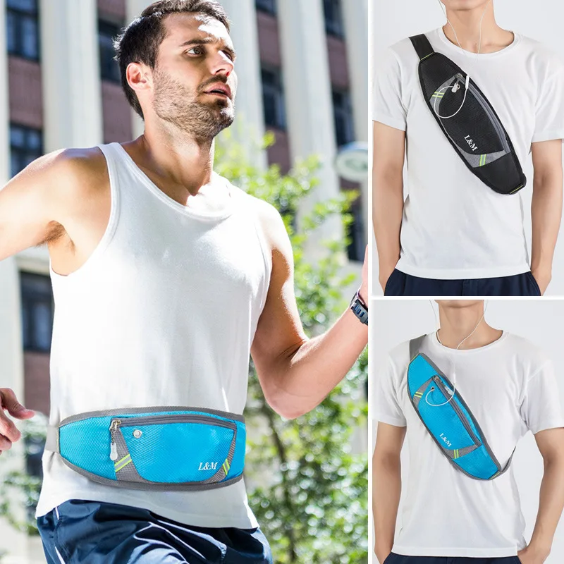 

Sports Close-fitting Waist Bag Multi-functional Running Bag For Men Women Waterproof Fitness Outdoor Cashier Mobile Phone