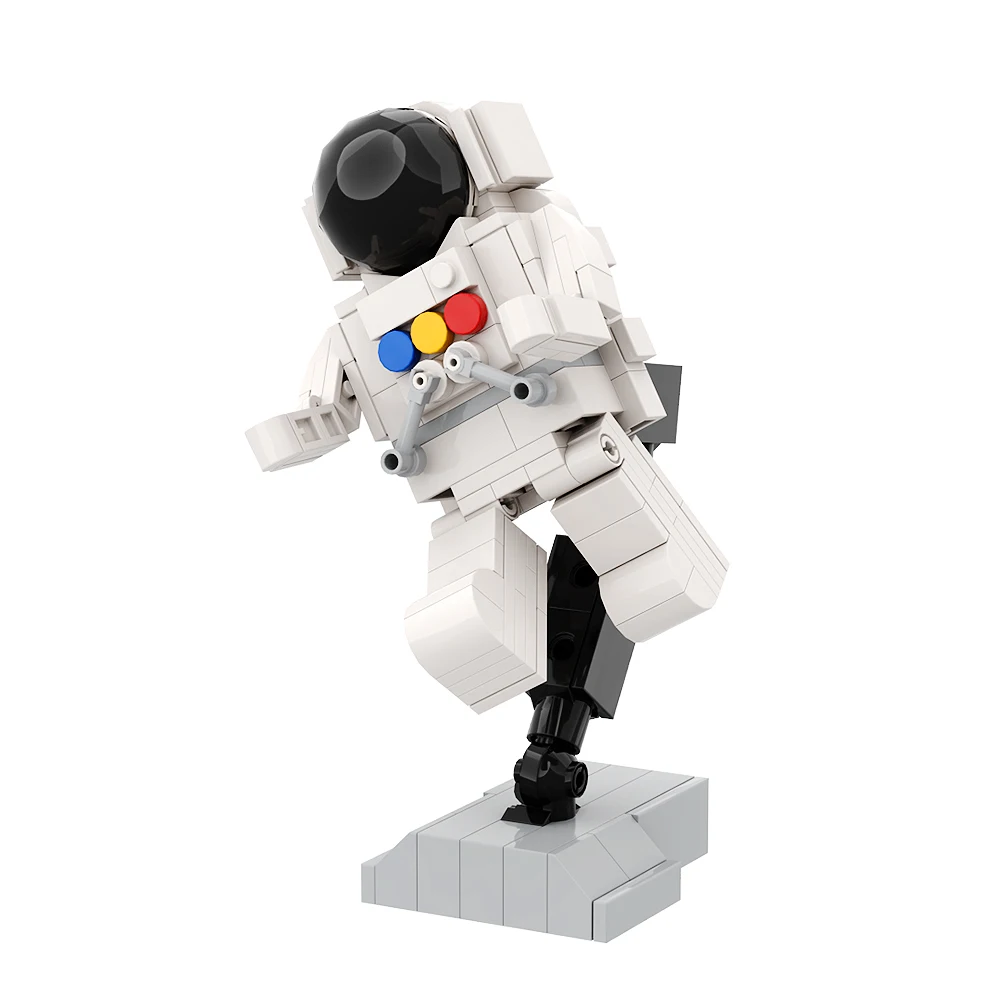 

Конструктор gobrick MOC для изучения космоса, мини-астронавт, пилот, строительные блоки, летающий персонаж на луну, модель, кирпичи, игрушка для детей, подарок