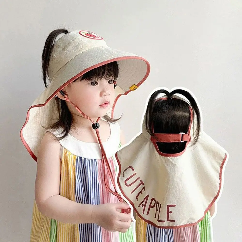 Foldable Sun Hat with Neck Flap Adjustable UV Protection Big Brim Sunhat Lightweight Quick-drying Summer Beach Cap Holiday