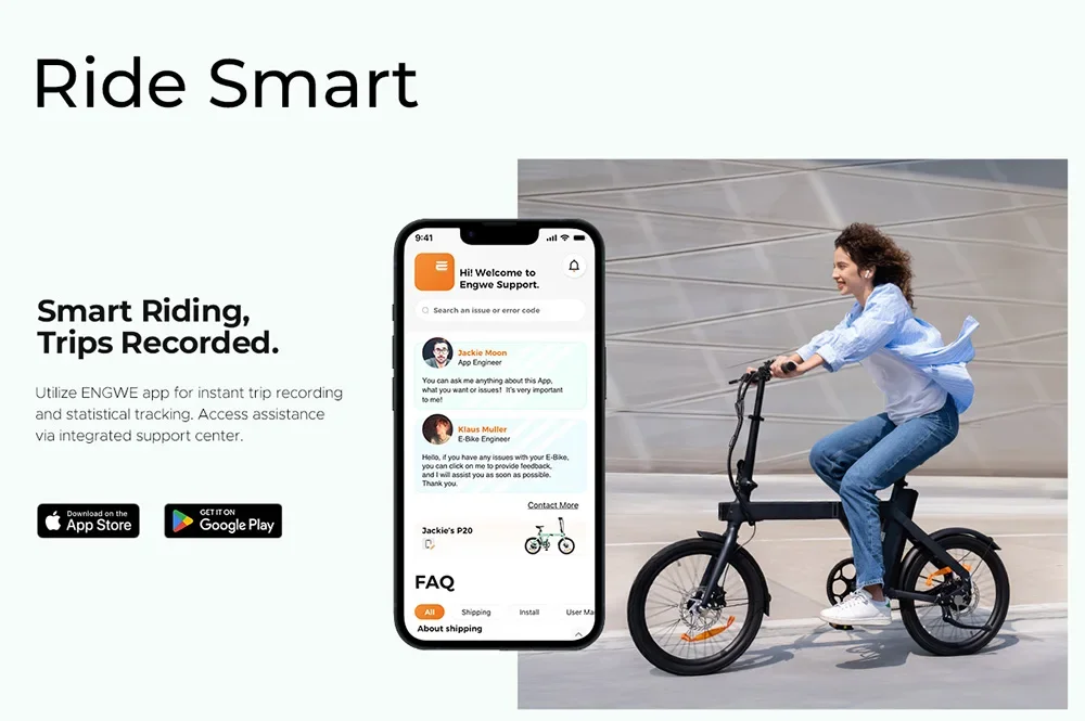 ENGWE製 20インチ電動アシスト自転車 P20