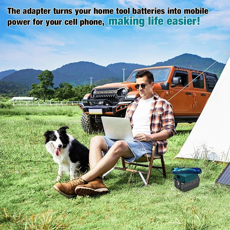 Magnetic Wireless Charger with USB/Type-C Fast Charging Adapter