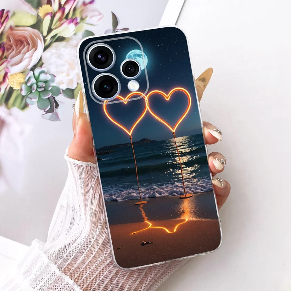 Colorful Flowers Painted Soft Slim Phone Case