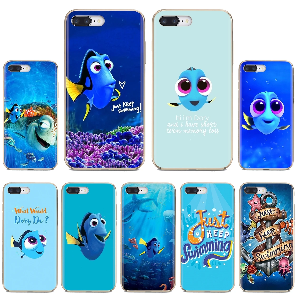 Silicone Shell Cover For Huawei Mate 20 30 40 7 8 9 10 Lite Pro P Smart 2018 2019 Plus G7 G8 Finding Nemo Clownfish |