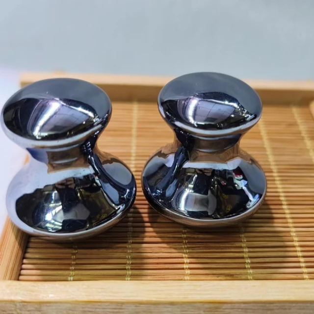 กัวซาเครื่องมือความงามนวดหน้าทรงเห็ดเทราเฮอร์ทซ์ Alat pemijat wajah กัวชาสำหรับนวดสปาผ่อนคลายร่างกาย 1