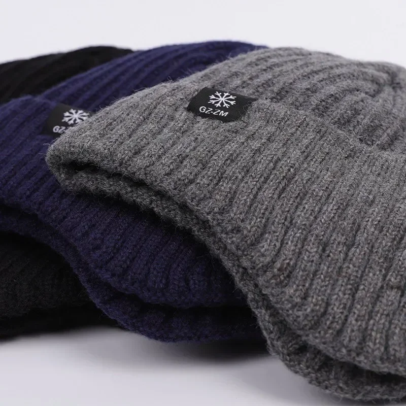 Winter Warm Acrylic Fiber Ear Protection Hat for Men