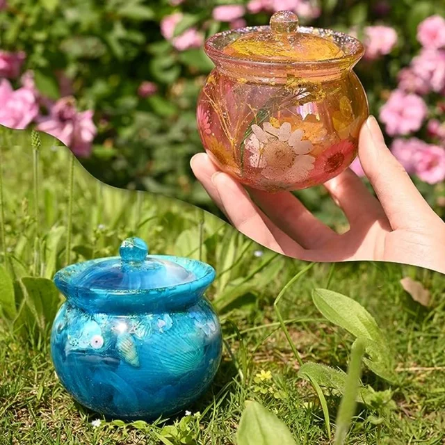 Resin Jar and Lid Mold 6