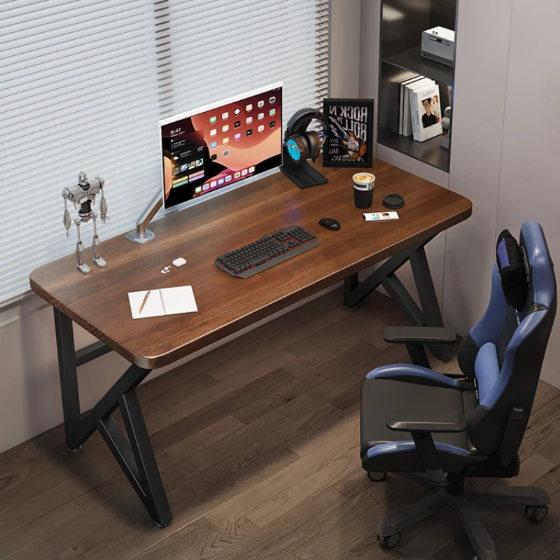 

Simple Workstation Office Desks Modern Writing Household Desktop Computer Wooden Office Desks escritorios work furniture QF50OD