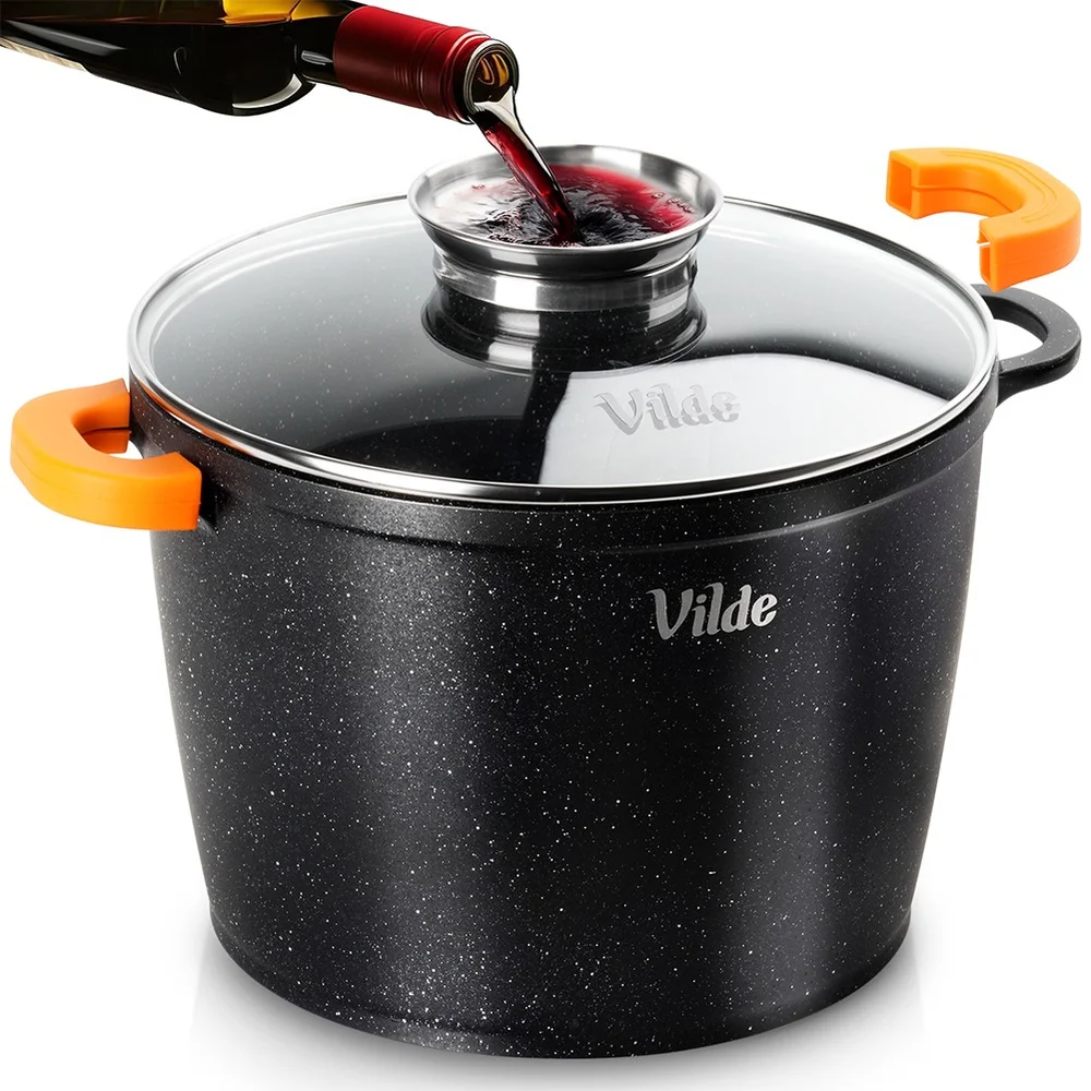 Cocotte Granite Premium 24 cm — Couvercle en Verre Główne zdjęcie produktu