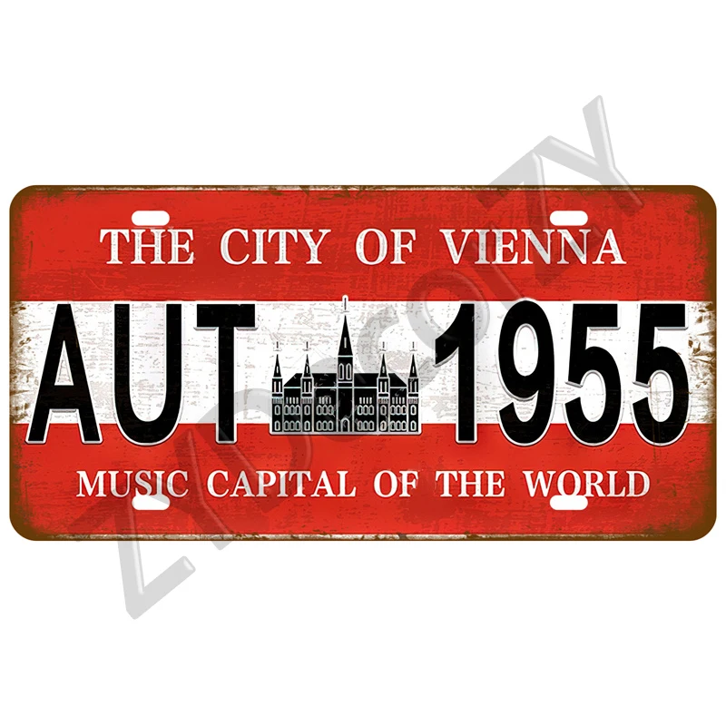 Russia Spain France Germany USA country tin sign metal sign plaque tinplate plate for wall home restaurant craft bar decor, country tin sign