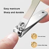 6Pcs Nail Cutter set Colorful ear Scoop Nail clipper Portable Zipper Nail clipper portable beauty nail care set 4