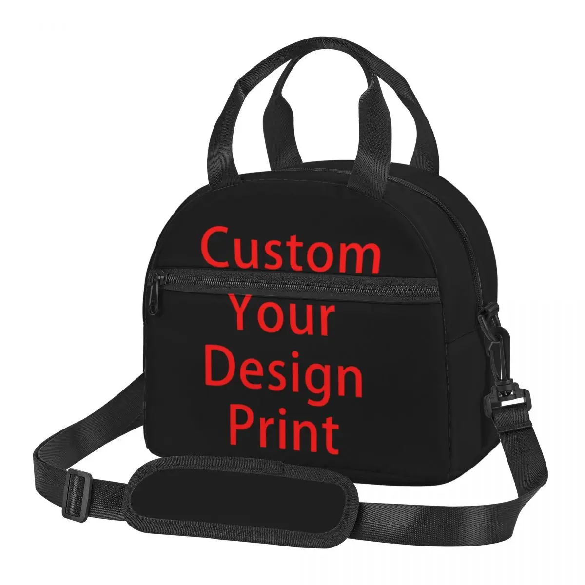 

Custom Your Design Print Insulated Lunch Bags for Work School Resuable Thermal Cooler Lunch Box Women Kids