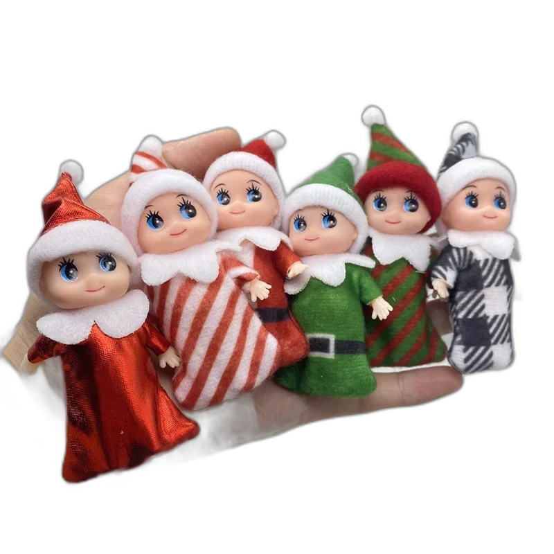 Simpatici Elfi Per Bambini Sullo Scaffale Bambole Elfo Per Bambini Come Ornamenti Pendenti E Pendenti Per La Decorazione Domestica Di Natale E Capodan