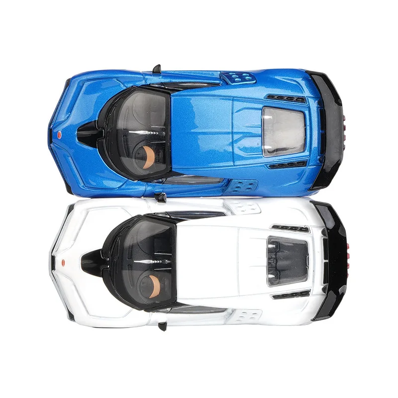1/64 Bugatti Divo Chiron EB110 Centodieci La Voiture Noire Toy Car JKM Miniature Model Free Wheels Diecast Alloy Collection Gift 5