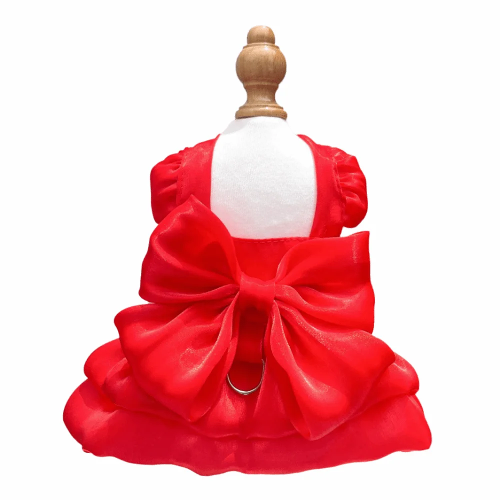 Gift Creative Pet Dog Clothes Lovely Breathable Pet Bowknot Skirt Soft Stylish Pet Princess Skirt Pet Costume