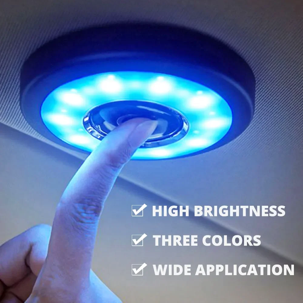 

1Pcs Car Interior Light Roof Dome Lamp Reading Auto License Plate Trunk Led Door Touch Night Portable Wireless Ceiliing Bulb 2W