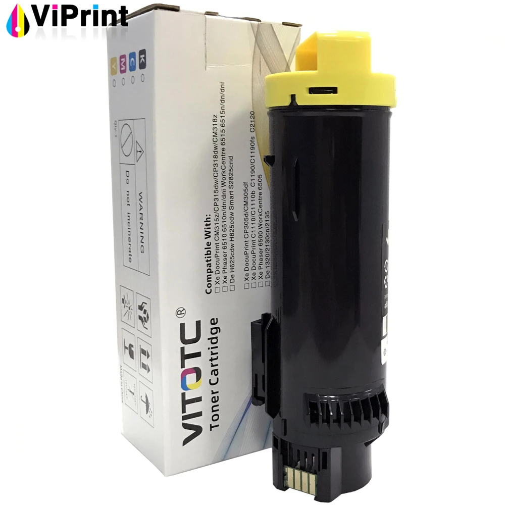 Toner Cartridge Compatible For Xerox Phaser 6510 6510N WorkCentre 6515 6515n 6515DN MFP Laser Printer