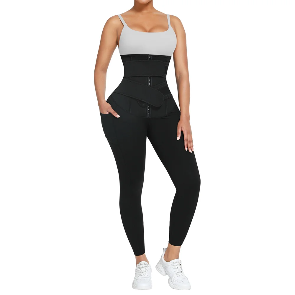 2 in 1 Leggings With Adjustable Waist Trainer