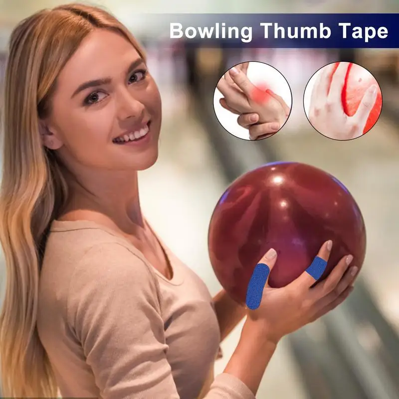 Bowling Accessories 20pcs Bowling Thumb Tape Bowling Finger Tape Protective Performance erformance Elastic for Accessories
