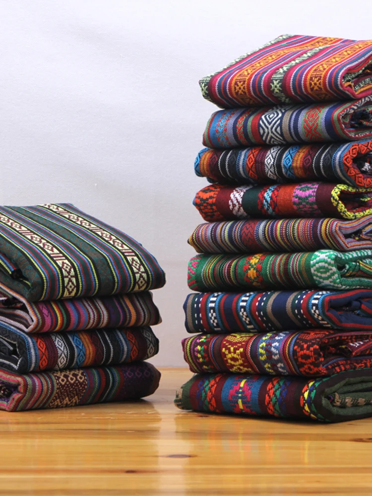 

Ethnic Style Cloth Cotton Linen Yunnan Lijiang National Vintage Bohemian Fabric