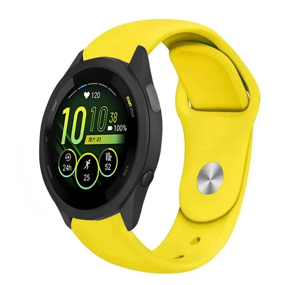 Soft Silicone Smartwatch Strap - 18/20/22mm Bracelet Replacement