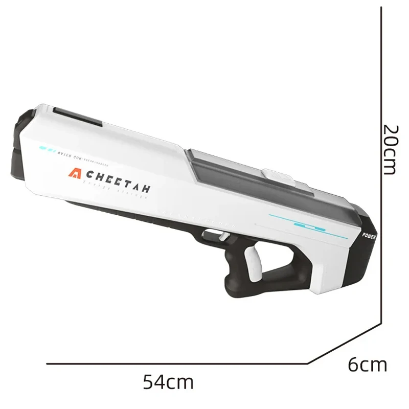 Fully Electric Water Gun Toy Swimming Pool Play Water Adult Toys Outdoor Games High Pressure Gun Toys for Kid Summer Toy