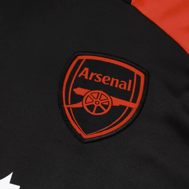 Adidas Soccer Jerseys Men Anti-wrinkle Fashionable Zippered Quick-dry Youth Sportswear Training Suit Red and Black
