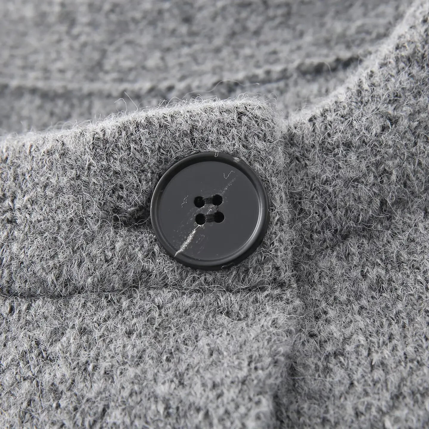 Women Advanced Gray Knitted Short Jacket Female Autumn Winter New Vintage Loose Simple Elegant Jacket Lace-Up Cardigan Top Coat