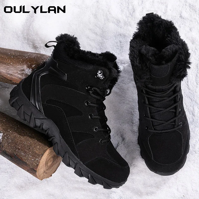 

Winter Warm Ankle Boots Military Tactical Boots Outdoor Climbing Hiking Cotton Shoes Men Women Classic Desert Shoes Snow Boots