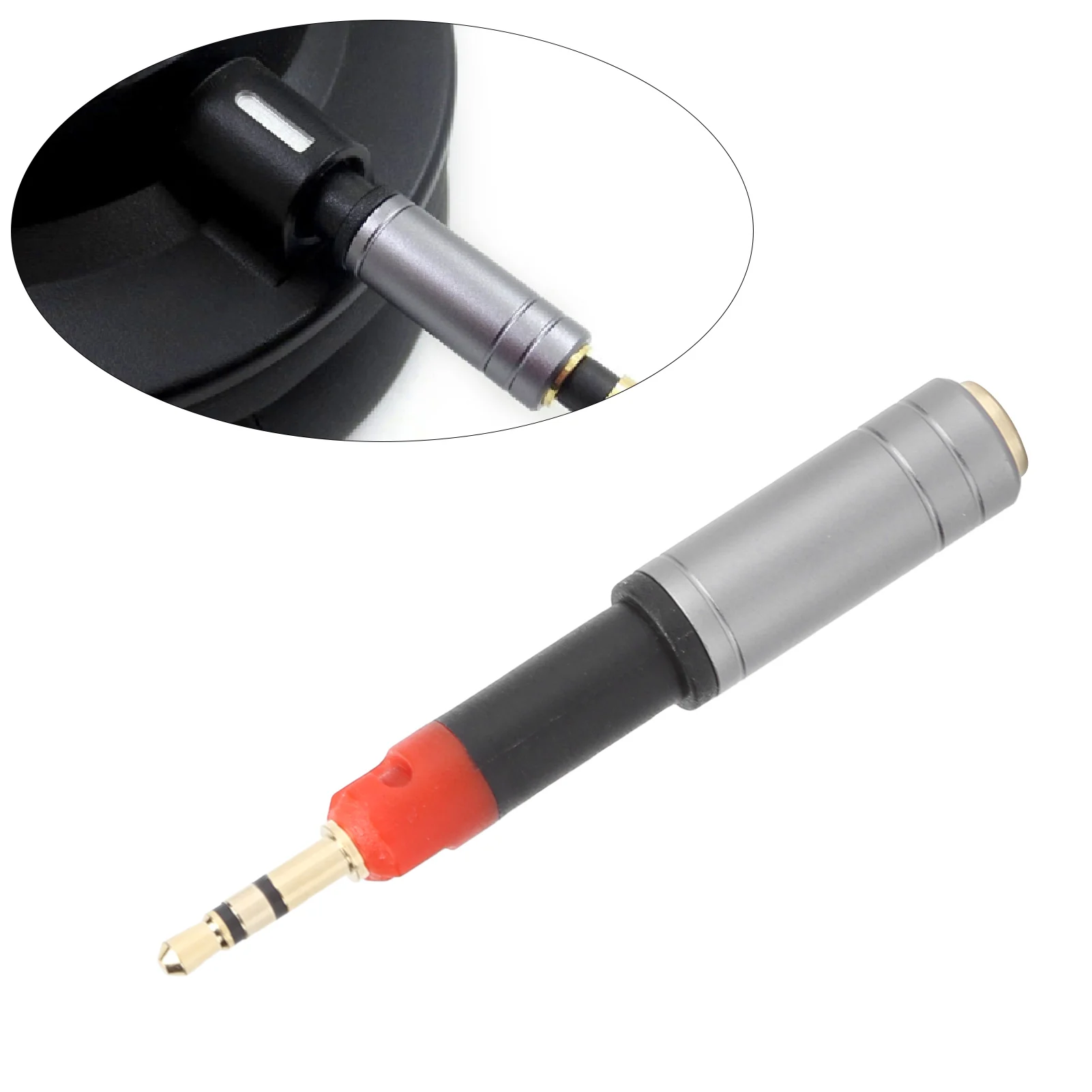 오디오 테크니카 ATH-M70X M40X M50X M60X 오디오 어댑터에 적합한 2.5mm 3.5mm 헤드폰 오디오 어댑터 변환기