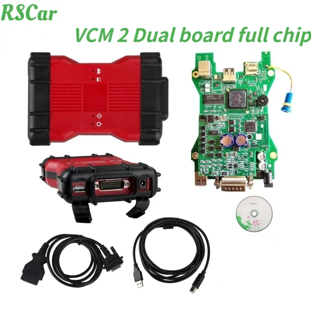 Originale Single/Dual Board Vcm 2 Adatto Per Ford/Per Mazda 2 E 1 V101 Strumento Diagnostico Supporta L'Interfaccia Vcm Multilingue