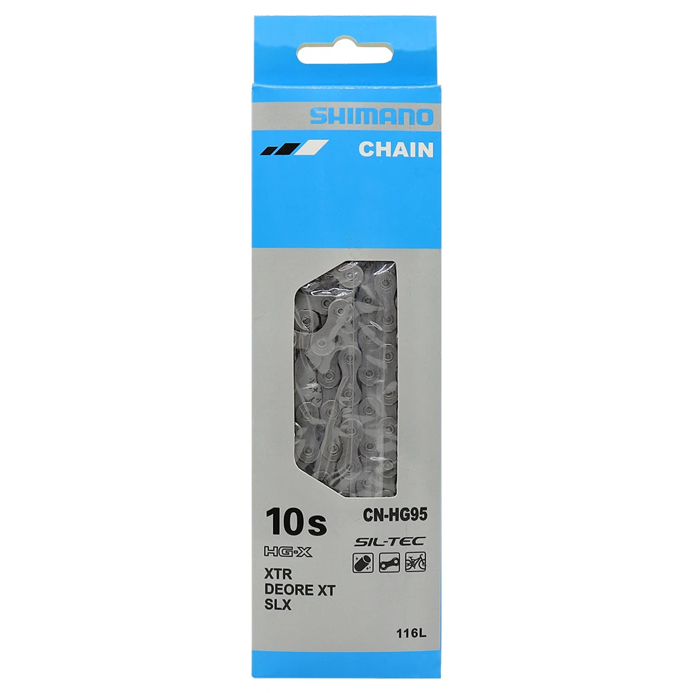 SHIMANO 10 Speed CN-HG95 116L Bicycle Chain Sunshine 11-25T/28T/32T/36T/40T/42T/46T/50T Cassette Sprocket for MTB Bike Parts