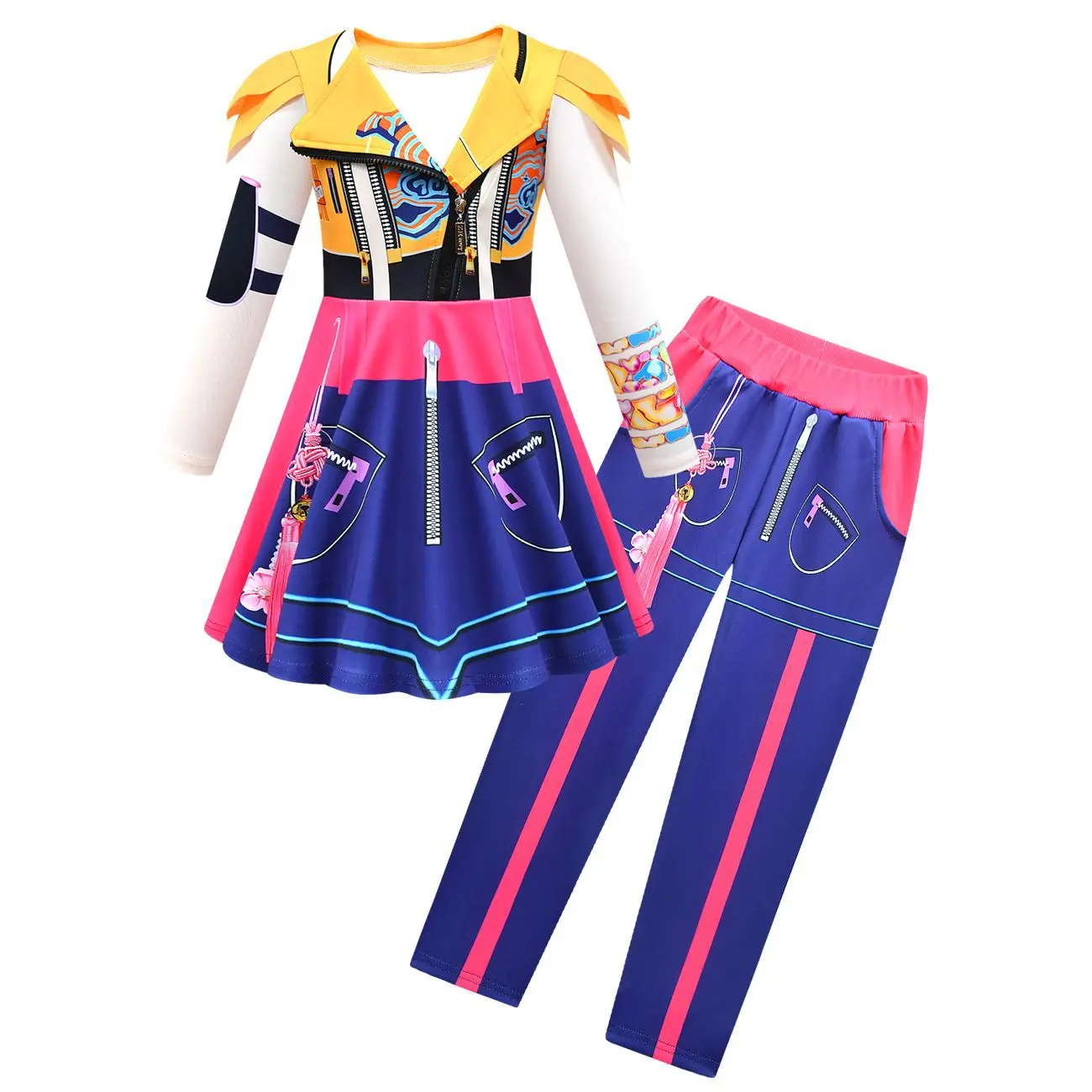 Professional K-Pop Demon Hunters Cosplay Costume Set Rumi Mira Zoey Full Outfit With Wig For Halloween Anime Convention Party