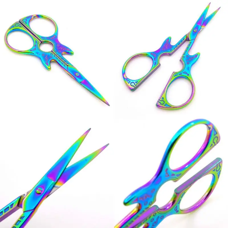 Sewing scissors 1PC Stainless Steel Vintage Guitar Pattern Tailor Scissors