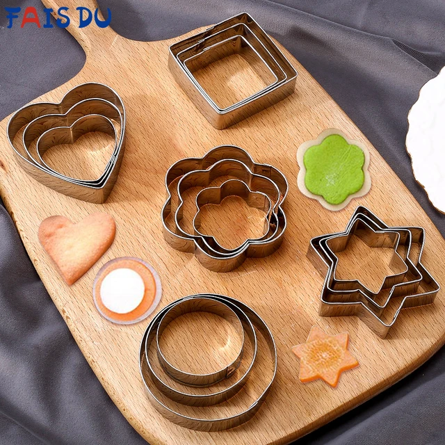 Cookie Biscuit Cutter Baking Molds Silicone Shapes Kitchen Cake Baking Mold