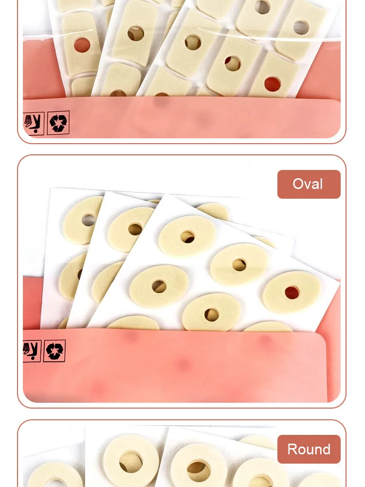 30pcs Sheet Callus Cushions Shoes Heel Pad Foam