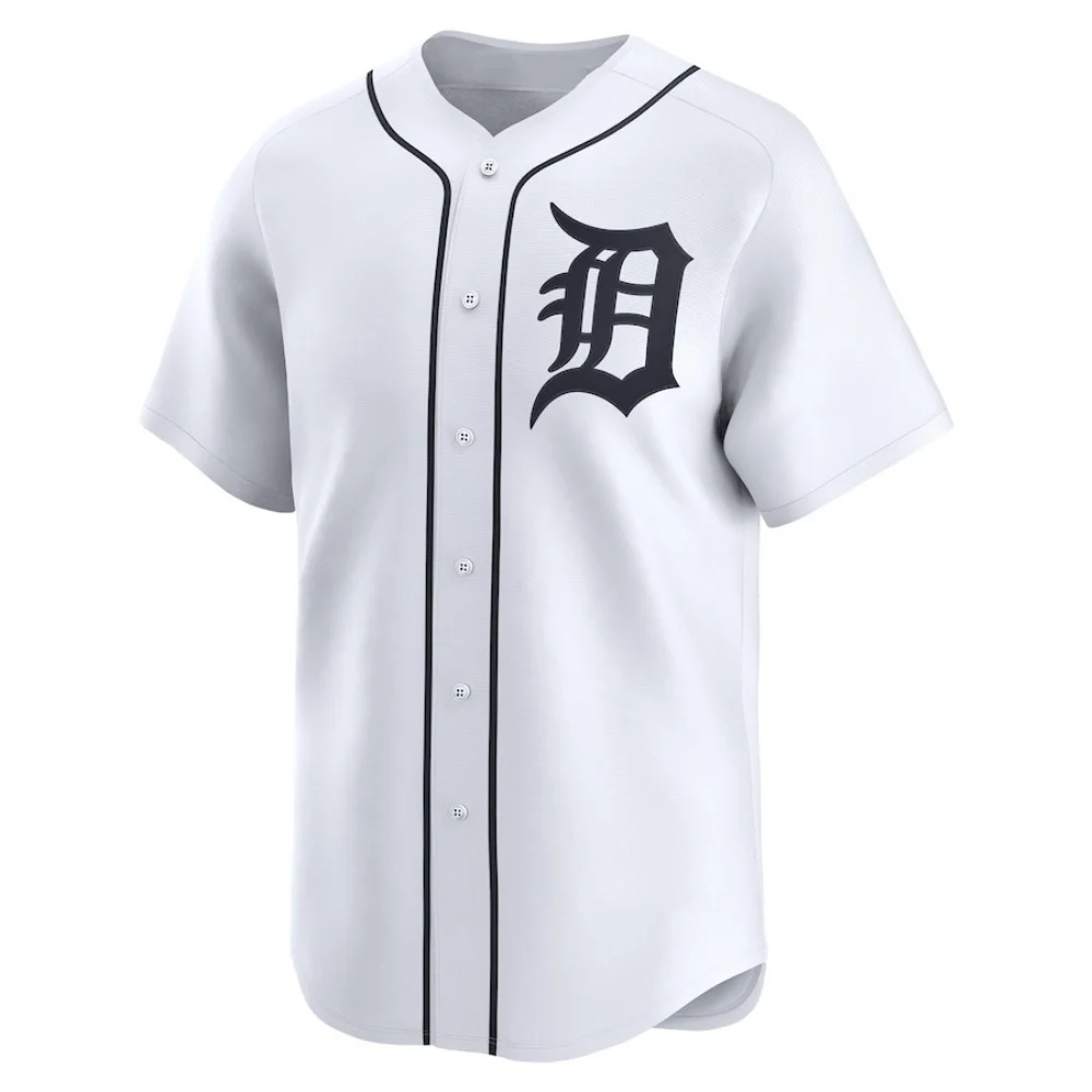 Men's Fashion Detroit Tigers 3d Printed Baseball Jersey Cardigan Baseball Training Wear Breathable Tracksuit